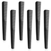 Carbon Fiber Barber Comb 2 In 1 Salon Stylist Comb Heat Resistant Fine And Wide Tooth Professional Hairstylist Tool