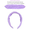 Melbelia Bow Headbands For Girls Thin Headband With Bow Women Hair Accessories Fashion Knotted Head Band Non Slip For Girls Purple White