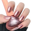 Cosmoo Rose Gold Nail Polish Quick Dry Rose Shimmer Glitter Nail Polish Chip Resistant And Longwear Formula High Shine Finish Salon Quality