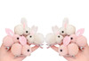 8 Pieces Plush Bunny Hair Clips Cute Bunny Hair Claw Clips For Womens Bunny Mini Hair Clips Girls Hold Hair Clip Easter Plush Rabbit Hairpin