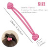 Ouliget Knotted Button Hair Tie Set Knot Scrunchies Elastic Rubber Band Hair Ropes For Women High Ponytail Tie Hair Rope Stretchy Thickened
