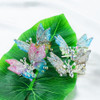 4Pcs Flying Butterfly Hairclips For Girls Cute Moving Wings 3D Butterfly Hairpins Glitter Rhinestones Barrettes Hair Accessories For Little