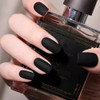 Cosmoo Black Matte Nail Polish Quick Dry Nail Lacquer For Nail Art Varnish Mist Effect Matte Finish Velvet Air Dry Nail Polish 10Ml Black