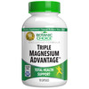 Botanic Choice Triple Magnesium Advantage - Magnesium Aspartate Citrate & Lactate Complex Supplement for Nerve, Digestive, Muscular & Heart Health fo