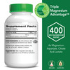 Botanic Choice Triple Magnesium Advantage - Magnesium Aspartate Citrate & Lactate Complex Supplement for Nerve, Digestive, Muscular & Heart Health fo