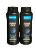 White Rain for Men 3 in 1 Shampoo/Conditioner/Body Wash Cool Ocean Wave - 15 oz, Pack of 2