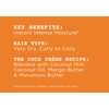 Carol's Daughter Coco Creme Coil Enhancing Moisture Butter, with Coconut Oil and Mango Butter, for Very Dry Curly Hair, Paraben and Silicone Free, 12