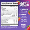 Multivitamin Gummies for Adults - Daily Adult Multivitamins Gummy with Vitamins A, C, D, B12 for Women & Men, Immune Support Gummy Multivitamins Supp
