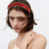 YISSION 2 PCS Rhinestone Headbands for Women, Glitter Crystal Headband Fashion Jeweled Headbands for Girls, Gorgeous Hair Accessories for Women Silve