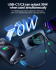 70W USB C Car Charger, Rocoren 4-Port PD Super Fast Charging Type C Car Charger for Multiple Devices, Cigarette Lighter Adapter, USBC Phone Adapter f