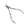 Graham-Field Chrome-Plated Cuticle Nipper - 4" Stainless Steel Trim Cuticle Remover - Manicure and Pedicure Nail Care Tool for Home, Spa and Salon, 1