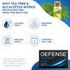 Defense Soap 2pk All Natural Tea Tree Bar Soap for Men | Made by Wrestlers with Tea Tree Oil & Eucalyptus Oil to Promote Healthy Skin