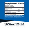 Nutricost HMB (Beta-Hydroxy Beta-Methylbutyrate) 1000mg (120 Capsules) - 500mg Per Capsule, 60 Servings - Gluten Free and Non-GMO
