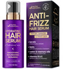 Hydrating Hair Serum for Dry & Frizzy Hair  Anti-Frizz Keratin Hair Treatment with Biotin, Castor & Rosemary Oils for Smoothing & Shine, Leave-In Se