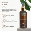 Argan Magic Intensive Hair Oil - Restores Manageability and Elasticity | Adds Shine and Gloss | Controls Frizz | Made in USA, Paraben Free, Cruelty F