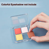 SUPERFINDINGS 6PCS Clear DIY Empty Eyeshadow Pallet Lipstick Container Makeup Empty Case for Girls Women with 24PCS Empty Square Aluminum Palette Pan