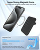 ExtreLife For Magsafe Wallet, Strongest Magnetic Wallet for iPhone 17/16/15/14/13/12 Series, for Magsafe Card Holder with 2 Card Slots, RFID Blocking