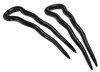 France Luxe Small Hair Pin Pair - Black
