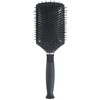 KareCo Large Paddle Brush: Cushioned Square Paddle Brush for Long or Wet Hair, Black Color