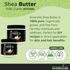 GreenIVe Shea Butter Raw 100% Pure Unrefined Ivory Shea Butter Grade A West African Karite Nut Butter for DIY Butters Lotions Creams Soaps Balms Lip