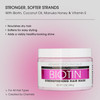 Advanced Clinicals Biotin Hair Treatment Anti-Breakage Repair Hair Mask. Strengthen Broken, Color-Treated Hair W/Repairing Deep Conditioner Manuka Ho