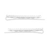 Rosemarie Collections Women's Crystal Rhinestone Sparkle Hair Clip Bobby Pins (Small Clear Crystal Gold Tone)