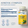 SOLARAY Adrenal Caps, Freeze-Dried - Wellness Support Adrenal Cocktail with Herb Activators Eleuthero, Gotu Kola, Licorice and Clove - Lab Verified,