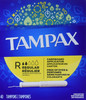 Tampax Cardboard Applicator Tampons, Regular, Unscented, 40 Count