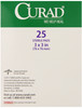 Curad Medium Gauze Pads 3" x 3", 25 ea (Pack of 2)