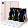 for iPad Pro 11 inch Case with Keyboard (M5 2025 / M4 2024), Magnetic Detachable Bluetooth Keyboard, Slim Folio Cover with Pencil Holder for iPad Pro