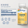 Solaray Iodine 500 mcg, Iodine Supplement for Healthy Adrenal and Thyroid Support, Energy, Metabolism, and Focus, Potassium Iodide, Vegan, 60-Day Mon