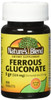 Nature`s Blend Ferrous Gluconate Tablets 324 mg, 100 Count (Pack of 2)
