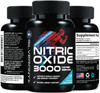 Extra Strength Nitric Oxide Booster 3000mg - 3X Strength L-Arginine AKG & Citrulline Malate - Premium Nitric Booster Natural Energy, Muscle & Heart S