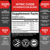 Extra Strength Nitric Oxide Booster 3000mg - 3X Strength L-Arginine AKG & Citrulline Malate - Premium Nitric Booster Natural Energy, Muscle & Heart S