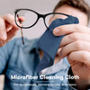 Care Touch Eyeglass Cleaning Cloth - 12 Pack of Microfiber Cleaning Cloth for Glasses, Lenses, Phones and Screens - Large, Lint-Free, Reusable and Sc