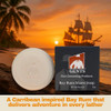 G.B.S Men's Shaving Soap 97% All Natural Enriched With Shea Butter and Glycerin, Creates Rich Lather Form, 3 Oz Each Pack of 2 (1 Sandalwood Round Sh