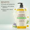 MAJESTIC PURE Coconut Massage Oil for Massage Therapy - Refreshing, and Relaxing - Natural Oils - for All Skin Types - Men and Women - 8 fl oz