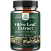 Potent Olive Leaf Extract Capsules - High Strength Antioxidant Supplement with Pure Olive Leaf with 20% Oleuropein - Herbal Heart Health Supplement -