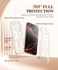 BERFY for iPhone 16 Pro Max Case, Compatible with MagSafe, Built-in 9H Tempered Glass Screen Protector and Camera Protection, Full Body Shockproof Cl
