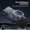 MANLENO Magnetic Case for iPhone 16 Plus Case [Compatible with MagSafe] Matte Slim Phone Case Military Grade Drop Protection Cover Anti-Fingerprint (