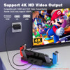 Switch Dock Station for Nintendo Switch/Switch OLED, TV Switch Dock with 4K HDMI Adapter, 4 Joycon Chargers and 8 Game Slots, Switch TV Dock Portable