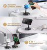 Magnetic Wireless Charger iPhone Stand 15W Fast Mag-Safe Charger for iPhone 17/17 Pro/17 Air/17 Pro Max 16/15/14/13/12 Series Apple Magnet Wireless C