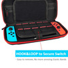 daydayup Switch Case and Tempered Glass Screen Protector Compatible with Nintendo Switch - Deluxe Hard Shell Travel Carrying Case, Pouch for Nintendo