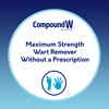 Compound W Maximum Strength Wart Remover with Salicylic Acid, Fast-Acting Gel Plantar Wart Remover Works on Common & Plantar Warts, 0.25 Oz, Pack of