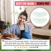 Eye Mask for Puffiness - Under Eye Patches for Dark Circles - Korean Under Eye Mask Patches for Puffy Eyes - Eye Gel Pads Depuffing Eye Brightener wi