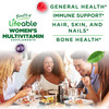 Lifeable Womens Multivitamin Gummy | with Vitamin A, C, D, E, Niacin, B6, Folate, B12, Biotin, Pantothenic Acid, Iodine, Zinc | Great Tasting Multivi