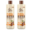 Queen Helene Cocoa Butter Hand & Body Lotion  Deep Moisture Formula that Softens, Smooths & Revives Dry Skin | 16 oz | Pack of 2