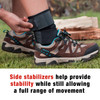 ACE Deluxe Ankle Stabilizer, Adjustable, Black, 1/Pack