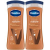 Vaseline Cocoa Radiant 2-Pack  Intensive Care Moisturizing Hand and Body Lotion with Ultra-Hydrating Lipids, Pure Cocoa Butter, 10 Oz Ea