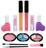 Click N' Play Kids Washable Makeup Set with A Pink Cosmetic Kit Tote Bag (Set of 13)
